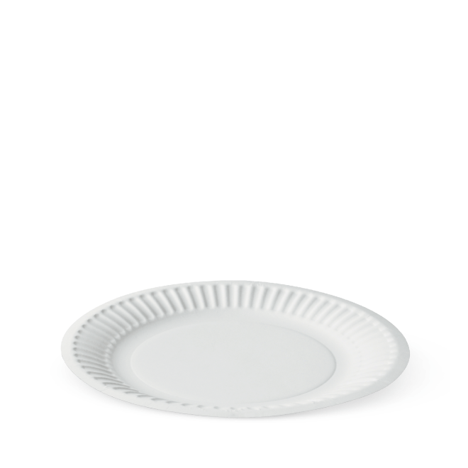 White Paper Plate - 7 inch - 1000 Qty