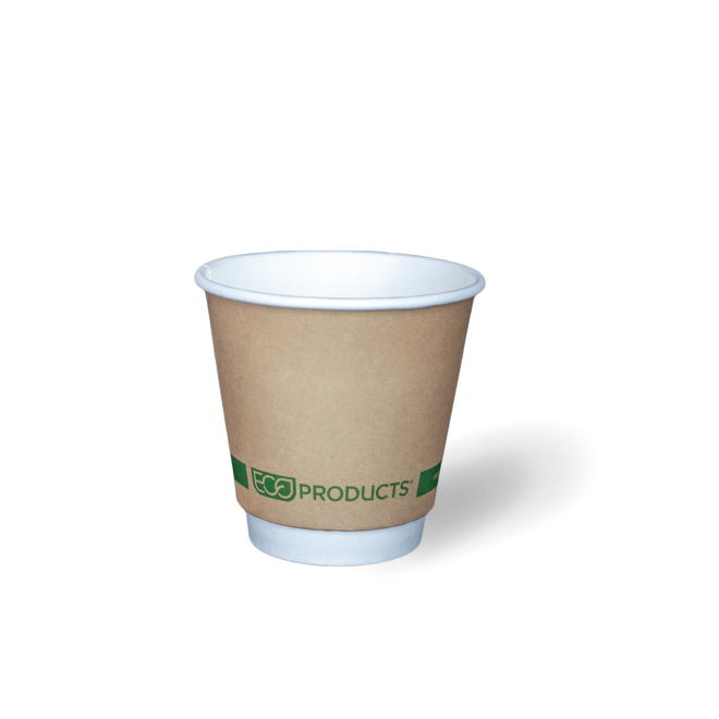 ECO-PRODUCTS® 8oz SQUAT SMOOTH DOUBLE WALL HOT CUP | CUPS & CUP ACCESSORIES